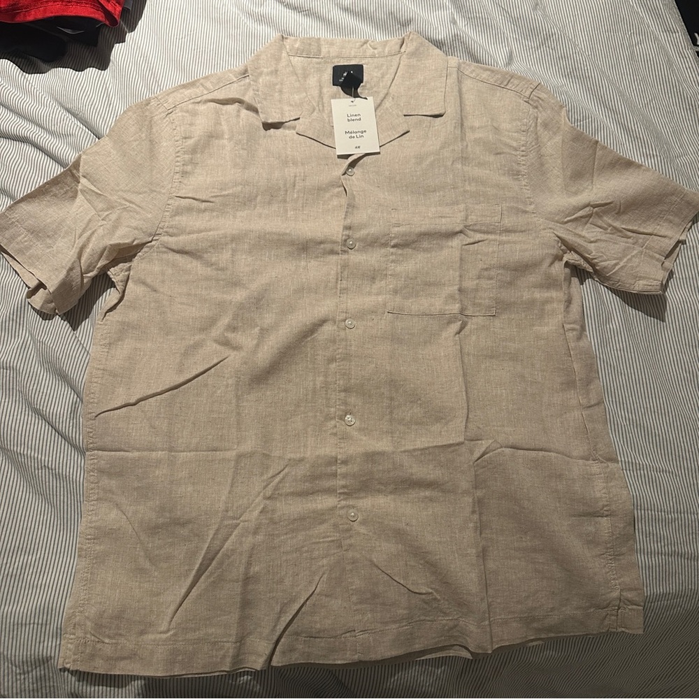 Linen button down shirt